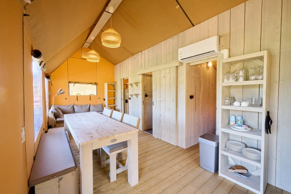 Glamping mit klimatisiertem Komfort