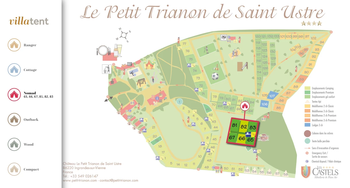 Villatent-Plattegrond-Camping Le Petit Trianon-2025 Villatent-Plattegrond-Camping Le Petit Trianon-2025