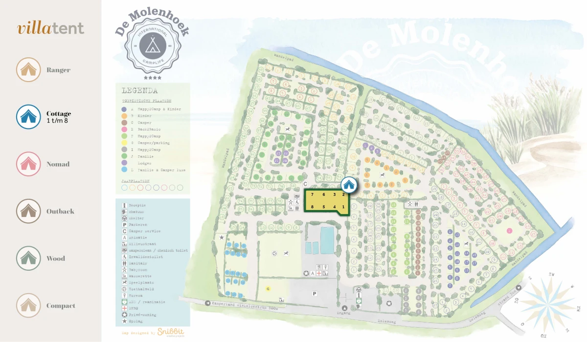 Villatent-Plattegrond-Camping-De-Molenhoek-2025